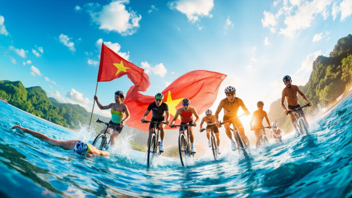 An image illustrating This article will analyze the best triathlon performances in Vietnam, differentiating between professional athletes and amateur enthusiasts. We'll explore the key factors contributing to their success and highlight notable achievements in the Vietnamese triathlon scene.