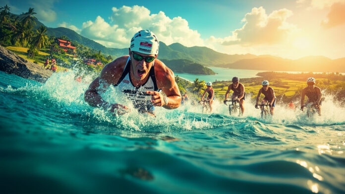 An image illustrating Planning to compete in the IRONMAN 70.3 Viet Nam 2025? This comprehensive guide provides essential race information, course overviews, training tips, and travel advice to help you prepare and succeed in this challenging triathlon in Vietnam. Get ready for race day with our expert insights.