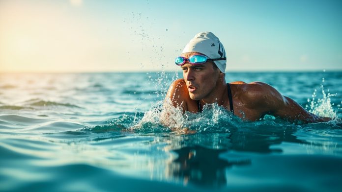 An image illustrating Bơi ngoài trời đòi hỏi khả năng định hướng tốt để giữ đúng lộ trình và tiết kiệm sức lực. Bài viết này sẽ chia sẻ 3 kỹ thuật sighting khi bơi ngoài trời thiết yếu, giúp bạn tự tin xác định phương hướng một cách chính xác. Nắm vững những kỹ thuật này để chinh phục mọi chặng bơi an toàn và hiệu quả.